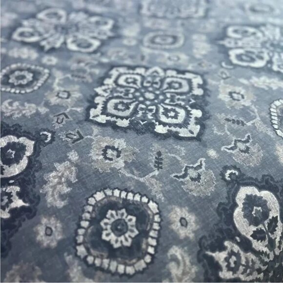 Pottery Barn Giovanna Medallion Percale KING Duvet Cover Blue 108x92 – Pre-Owned - Picture 3 of 11